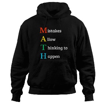 Discover Math quote school kid Hoodies