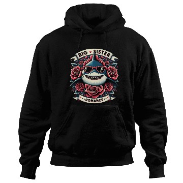 Discover Big Sister Shark Romance Hoodies