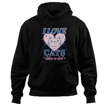 Discover I LOVE CAT, CAT LOVERS Hoodies