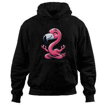 Discover Flamingo Yoga Meditation Relaxation Hoodies
