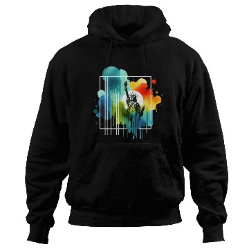 Discover Liberty's Colorful Aura Hoodies
