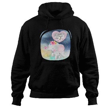 Discover Lovely Elephant And Bird Walking Up Using Balloon Hoodies