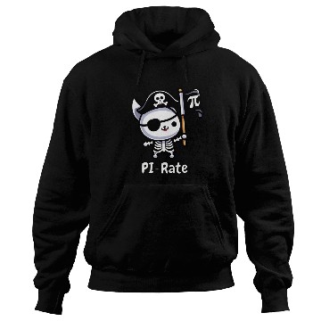 Discover Pi-Rate Cat - Pi day Hoodies