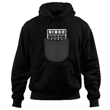 Discover Fake Pocket Bingo Player Hoodies