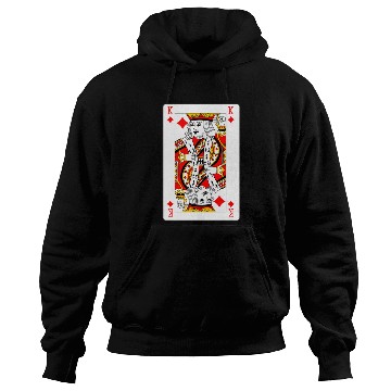 Discover King of Diamonds Playing Card Hoodies