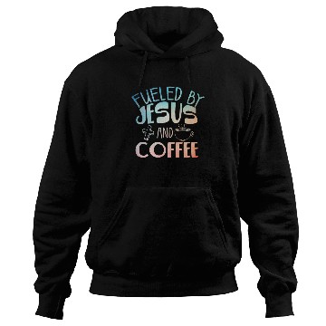 Discover Cool Coffee Jesus Art Christian Coffee Lover Hoodies