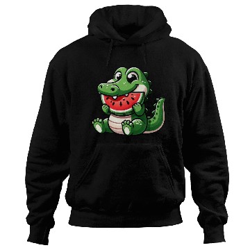 Discover Crocodile With Watermelon Fruity Cute Hoodies