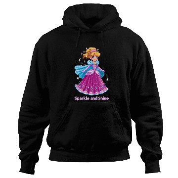 Discover Pixel Art Anime Princess Hoodies