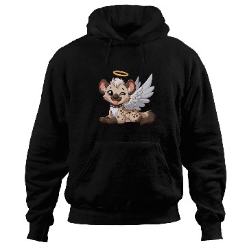 Discover Hyena angel wings halo fantasy Hoodies
