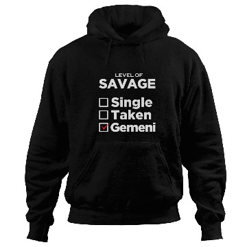 Discover Zodiac Single Taken Gemini Hoodies