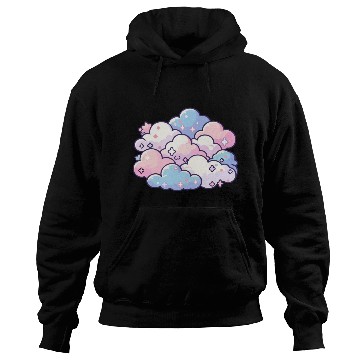 Discover Sweet Dreams: Pastel Cloudscape Hoodies