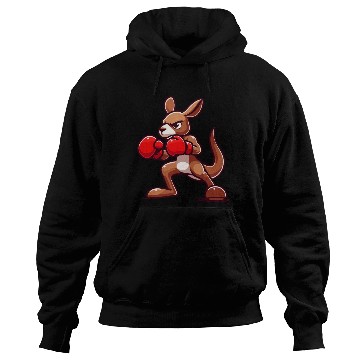 Discover Ring Champ Kangaroo: Boxing Bound Hoodies