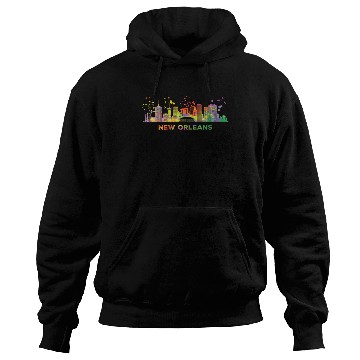 Discover New Orleanian Skyline New Orleans Hoodies