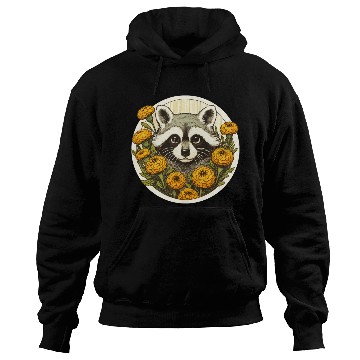 Discover Marigold Raccoon Hoodies