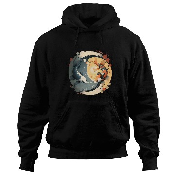 Discover Japanese Koi Fish Yin Yang Hoodies
