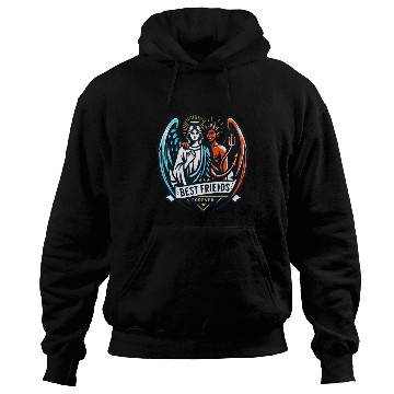 Discover Best Friends Forever: Angel & Devil Hoodies