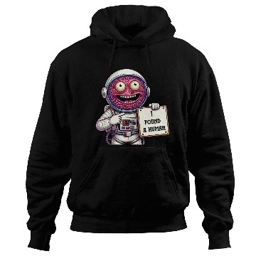 Discover I found Human , Alien sticker Hoodies