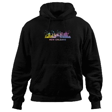 Discover New Orleanian Skyline New Orleans Hoodies