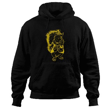 Discover Gentleman Squirrel Funny Chipmunks Animal Lover Hoodies