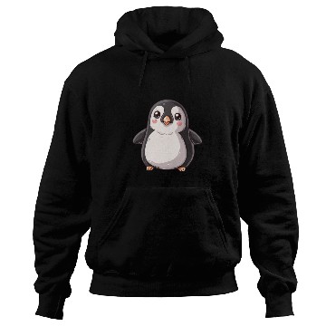 Discover Adorable Penguin Character Standing Alone Hoodies