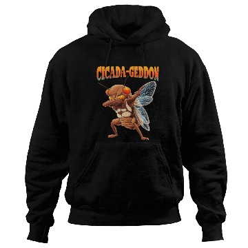 Discover Funny Dabbing Cicada 2024 Dab Hoodies
