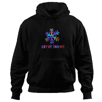 Discover Let it Snow! (Colorful Snowflake Design) Hoodies
