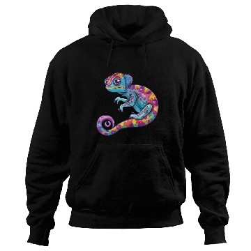 Discover Colorful Chameleon Fantasy Creature Hoodies