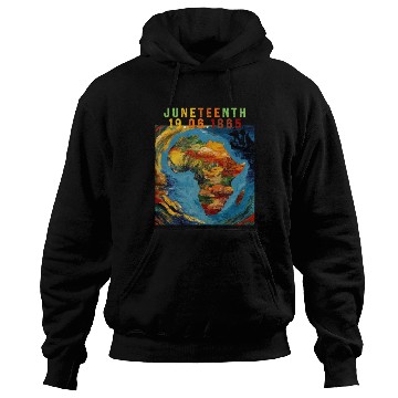 Discover Juneteenth 1865 Africa Map Hoodies
