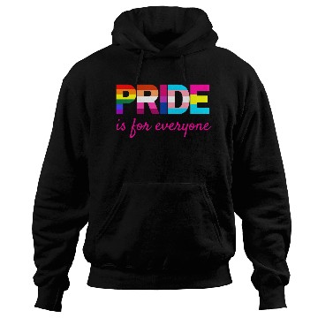 Discover LGBTQ Pride Rainbow Colors Typography Hoodies