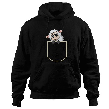 Discover Funny Sheep Pocket Gift Hoodies