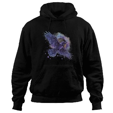 Discover Celestial Raven Clipart Clipart, Crow Bird Witch Hoodies