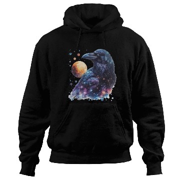 Discover Celestial Raven Clipart Clipart, Crow Bird Witch Hoodies