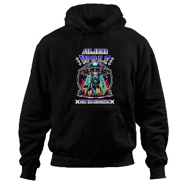 Discover Alien Wolf, join the resistance Hoodies