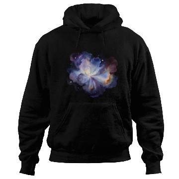 Discover Stellar Watercolor - Supernova Celestial Eruption Hoodies