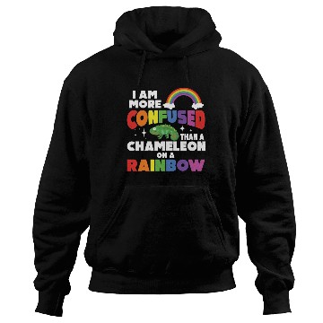 Discover I Am More Confused Than A Chameleon Hoodies