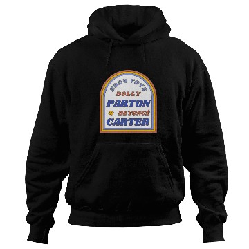 Discover Vote Dolly Parton & Beyonce Carter 2024 Election Hoodies