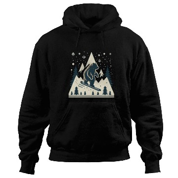 Discover Skiing Grizzly Hoodies
