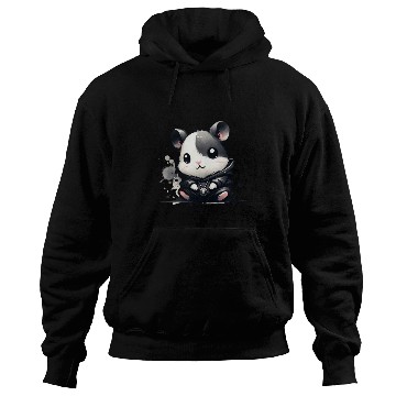 Discover Charcoal Hip Hop Hamster Hoodies