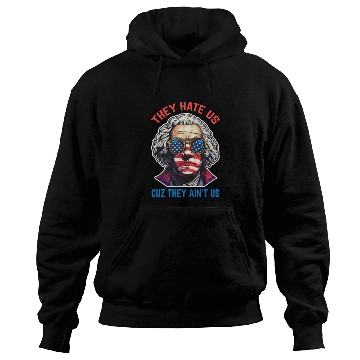 Discover They Hate Us Cuz They Ain't Us USA American Flag 4 Hoodies