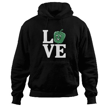 Discover Bell Pepper Love Green Hoodies