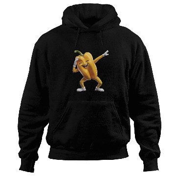 Discover Yellow Bell Pepper Dabbing Realistic Hoodies