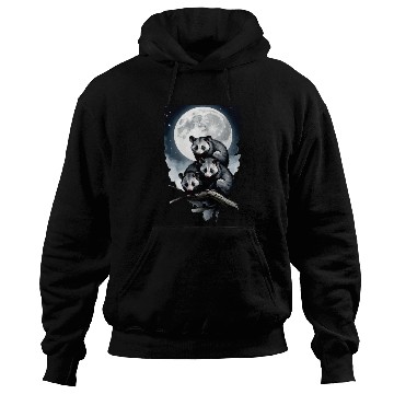 Discover Opossum on Tree at Night Animals Lover Design Hoodies
