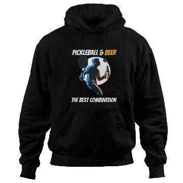 Discover Pickleball & Beer The Best Combination Fun Graphic Hoodies