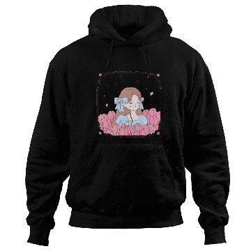 Discover girl and tulips Hoodies