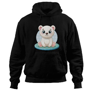 Discover polar bear cub Hoodies