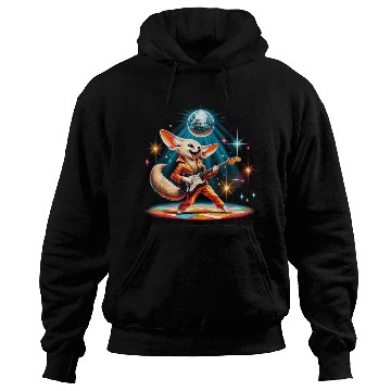 Discover Disco Guitar Fennec Fox Hoodies