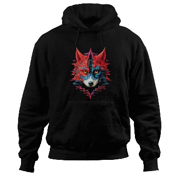 Discover Fox Animal Zoo Illustration Hoodies