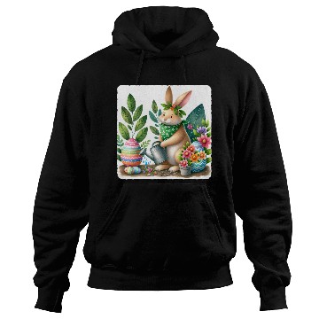 Discover Rabbit Planting Garden Easter Bandana Hoodies