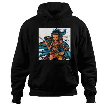 Discover Maasai anime warrior girl Hoodies