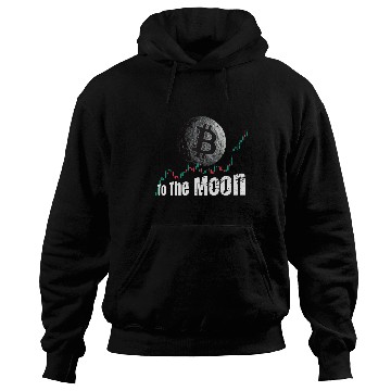Discover Bitcoin Chart To The Moon Hoodies
